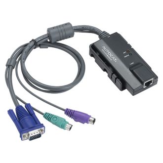 Модуль переключателя PS/2 CAT5 KVM Kinan (RJ-45 =&gt; PS/2+VGA(D-Sub)) (CM-0906P)