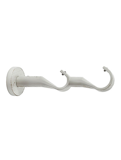 Двухуровневый держатель карнизов "Резиденция" белое золото, пр-во Польша Marcin Decor