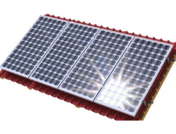 Комплект для монтажа 4 солнечных модулей на наклонной крыше HOP