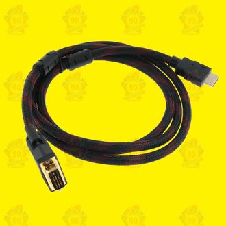 Кабель HDMI-DVI (D) 24+1pin Male to Single Link (M-M) 1,5 m. HD 1080P