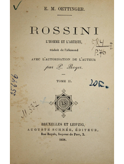 Oettinger E. Rossini