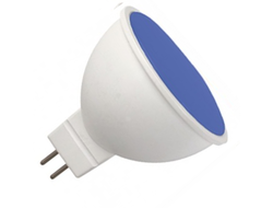 Лампа светодиодная Ecola MR16 GU5.3 220V 7W Синий матов. 47x50 M2TB70ELC