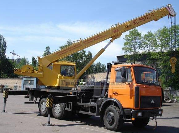 Автокран КС-55727-1 (25 тонн) производства "Машека"