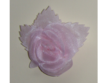 Роза средняя бледно-розовая, 7,5*9 см.