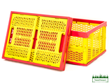 yaschik-skladnoy-plastikoviy-zheltiy,Ящики складные для храненияпластиковые контейнеры для хранения