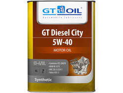 МАСЛО МОТОРНОЕ GT OIL DIESEL CITY 5W-40 4л