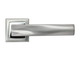 Дверные ручки RUCETTI RAP 14-S SN/CP Цвет - Белый никель/хром