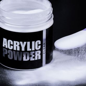 Акриловая пудра. Acrylic powder (clear) Irisk 12ml
