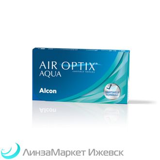 Месячные контактные линзы Air Optix Aqua (6 линз) в ЛинзаМаркет Ижевск