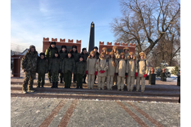 Военно-мемориальное мероприятие &quot;Рассвет Победы&quot;, посвященное закрытию поискового сезона на территории Московской области. 01.12.2018