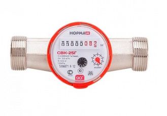 Счетчик воды универсальный Норма СВК-25 Г компл. Счетчик воды универсальный Норма СВК-25 Г компл.