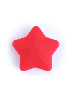 Силиконовая Звезда 45 мм Красный