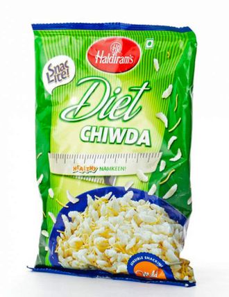 РИСОВЫЕ ХЛОПЬЯ ДИЕТ ЧИВДА  HALDIRAM'S DIET CHIWDA, 180 гр