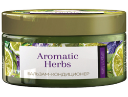 Бальзам-кондиционер AROMATIC HERBS "Чабрец и Бергамот" для жирных волос и проблемной кожи головы ROMAX, 300 г