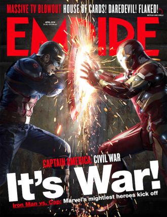 EMPIRE Magazine April 2016 Captain America Cover, Иностранные журналы о кино в России, Intpressshop