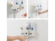 Honana Настенный автоматический дозатор зубной пасты с держателем для зубных щеток