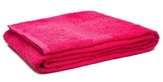 Малиновое полотенце оптом махровое пр-во Байрамали (бордюр «косичка»)