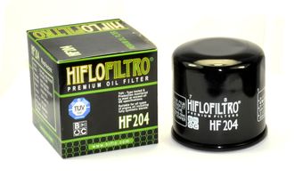 Масляный фильтр HIFLO FILTRO HF204 для Yamaha Grizzly 350/400/450/550/660/700, Kodiak 450/700/ STELS ATV 600GT/700D/700GT/800D/800GT/ Kawasaki Brute Force 650/750/ Arctic Cat 600/650/ Suzuki/ Honda/ Triumph/ MV Agusta/ Mercury/ Mariner