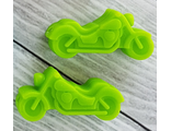 Мотоцикл бусина - зеленый