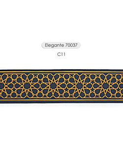 Арт. 70037, серия Elegante. Бордюр текстильнй с марокканским орнаментом