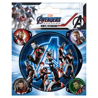 Наклейки Avengers: Endgame (Quantum Realm Suits) Vinyl Sticker Pack 5шт