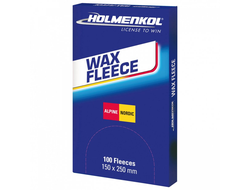 Салфетки для нанесения мази Holmenkol Wax Fleece 100 шт 20620