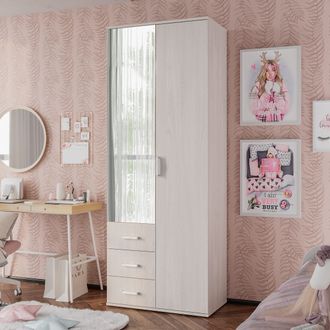 Шкаф  &quot;Белла&quot; 2-ух створчатый, ясень белый