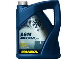 Универсальный антифриз MANNOL Antifreeze AG13 Hightec, G13, готовый - 5 л. (зеленый, до — 40°С) (2041) (MN4013-5)