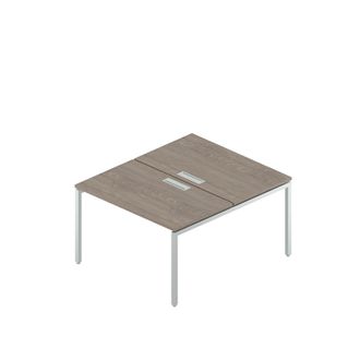 Сдвоенный стол с люками (ширина столешниц 70 см)