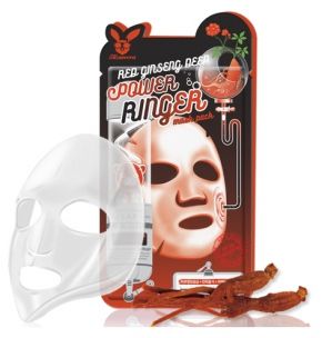 ELIZAVECCA Маска тканевая для лица с Красным Женьшенем RED gInseng DEEP PQWER Ringer mask, 1 шт. 941938