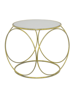 Декоративный стол с зеркальной поверхностью Marcone