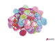 Пайетки для творчества «Цветы», яркие, цвет ассорти, 5 цветов, 22 мм, 20 грамм, ОСТРОВ СОКРОВИЩ.      661286