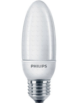Энергосберегающая лампа Philips Softone Esaver Candle 8w 827 E27