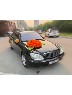 Комплект свадебных украшений на машину "Свадебные розы"