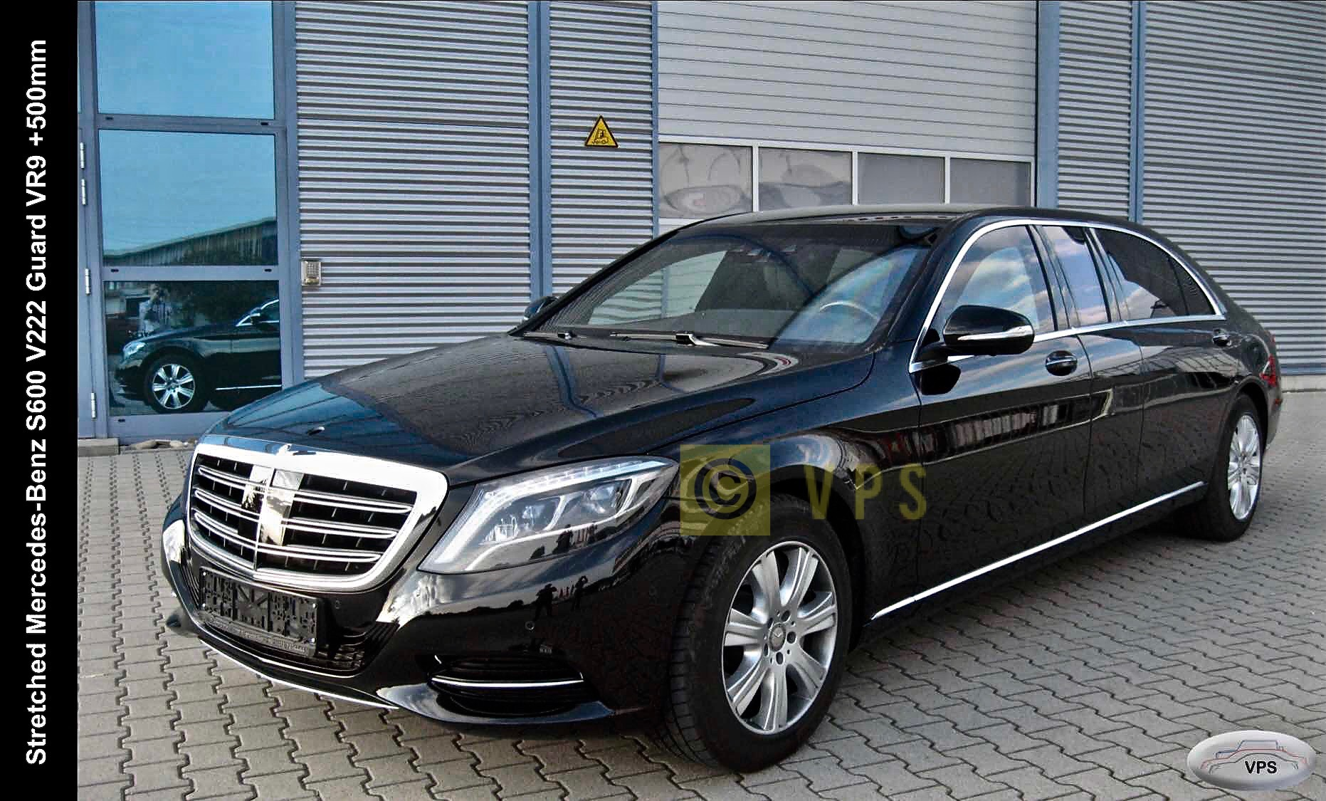 Services Various Extended Wheelbase Luxury Sedans Based On Mercedes Benz S500 4matic 600 600 Guard Vr9 V222 2016