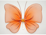 Разноцветные искусственные бабочки для декорирования интерьера