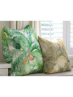 FA1132.  Портьера с фотопечатью, с птичками