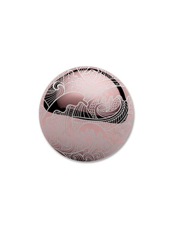 Медь с рисунком, блестящие магнитные подхваты формы круг, 45 мм. Продажа оптом в Воронеже