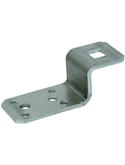 377005 Клеммная опора с отверстием d=11мм Al