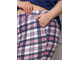 Трикотажная женская пижама больших размеров из хлопка арт. 161468-443 (цвет индиго) Размеры 66-80