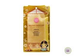 Золотая маска для лица Gold Pearl Powder Mask. 25г.