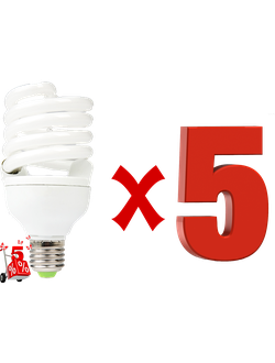 Комплект энергосберегающих ламп NBB Bohemia GFL-S 20w E27