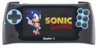 SEGA Genesis Gopher 2 LCD 4.3&quot;, +500 игр (синяя)