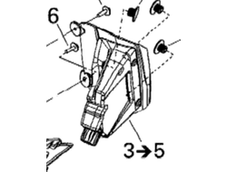 Деталь кузова оригинал BRP 517304322/ 517303674 для BRP LYNX/Ski-Doo