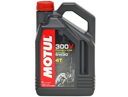 Масло моторное MOTUL 300V 4T FL Road Racing 5W-30 синтетическое 4 л.