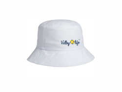 Панама взрослая белая (логотип Volleylife)
