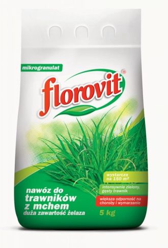 Florovit гранулированный для газонов с большим содержанием железа  1 кг