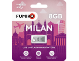 Флешка FUMIKO MILAN 8GB серебристая USB 2.0