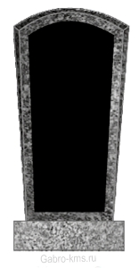 Комплект серый со вставкой "Модель 3" 100см (включая портрет, ФИО, эпитафию)
