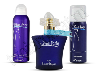 Подарочный набор Blue Lady / Леди в голубом от Rasasi парфюм 40 мл и дезодорант (Женский)
